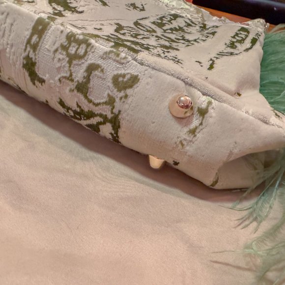 La Milanesa Brenda jacquard tote In Green - Picture 10 of 16